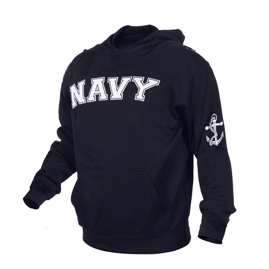 Rothco | Navy Embroidered Pullover Hoodie Sweatshirt