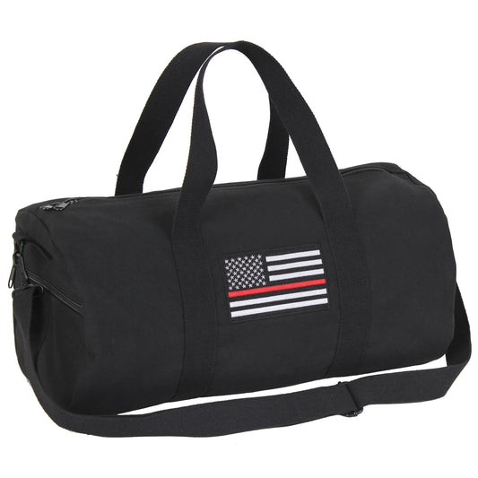 Rothco | Thin Red Line Canvas Shoulder Duffle Bag