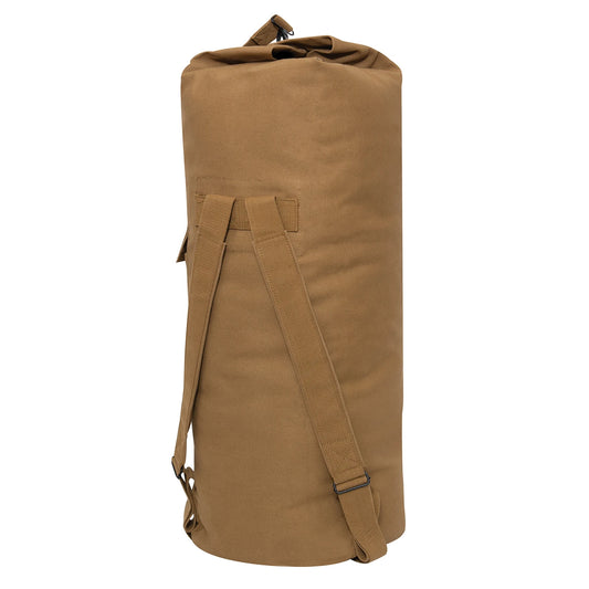G.I. Style Canvas Double Strap Duffle Bag - 22" x 38"