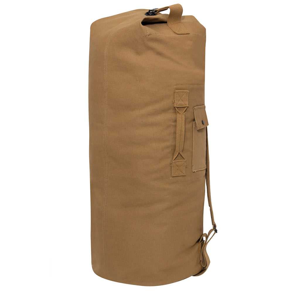 G.I. Style Canvas Double Strap Duffle Bag - 22" x 38"