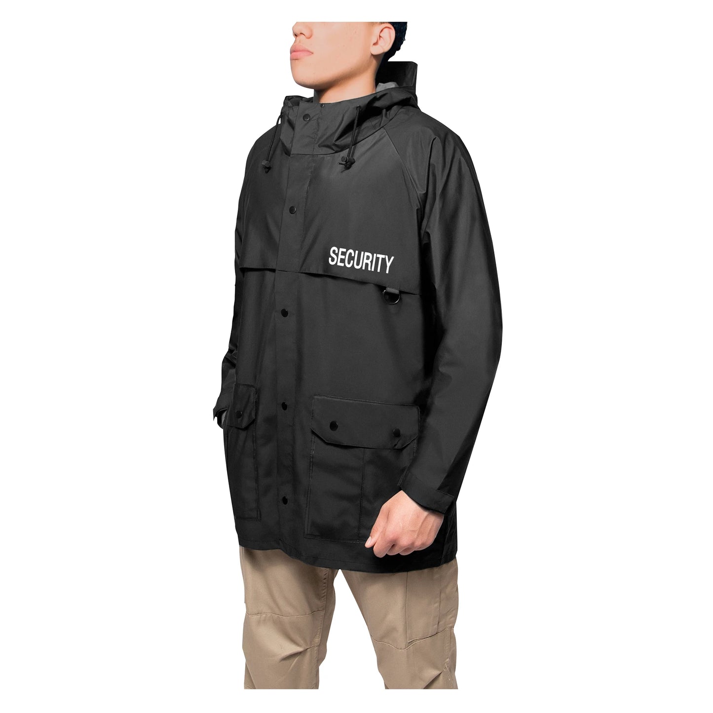 Rothco Security Nylon Rain Jacket Army Navy Marine Store