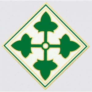 U.S. Army Decal - 5.5" - 4th Infantry Emblem