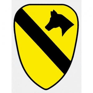 U.S. Army Decal - 2.5" x 3.25" - 1st Cavalry SM