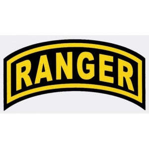U.S. Army Decal - 2" x 4" - Ranger Arch - Small