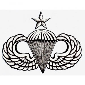 U.S. Army Decal - 3.5" - Senior Parachutist Badge