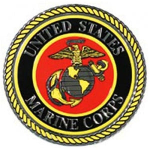 U.S. Marines Decal - 4" Embossed Foil - Seal