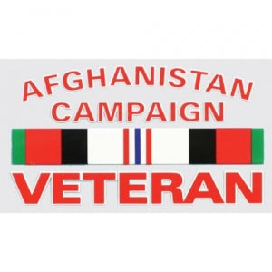 Veteran Decal  - 5" x 3" - "Afghanistan Camp Vet"