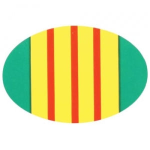 Veteran Decal - 2" x 3" - Vietnam Ribbon Oval