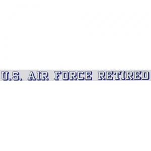 U.S. Air Force Decal - 20" - USAF Retired - Strip