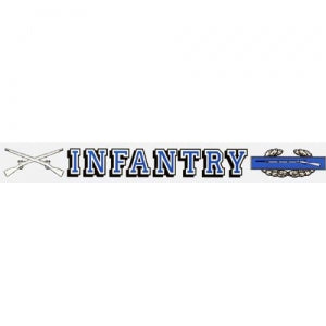 U.S. Army Decal - 20" - Infantry - Strip