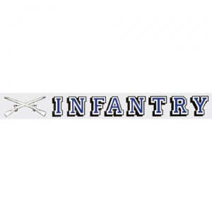U.S. Army Decal - 15" - "Infantry" - Strip