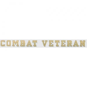 Veteran Decal - "Combat Veteran" - 18" Strip