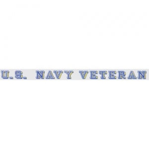 Veteran Decal - 18" Strip - "U.S. Navy Veteran"