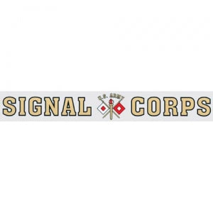 U.S. Army Decal - 15" - Signal Corps Strip