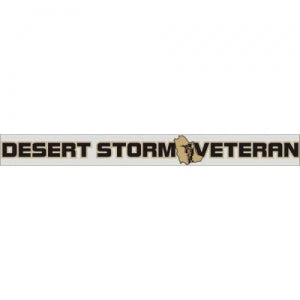Veteran Decal - 15" - "Operation Desert Storm Vet"
