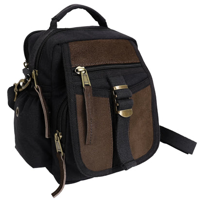 Rothco | Canvas & Leather Travel Shoulder Bag