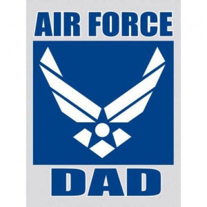 U.S. Air Force Decal - 3" x 4" - "Air Force Dad"