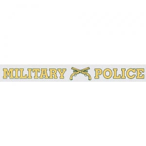 U.S. Army Decal - 16" - "Military Police" - Strip