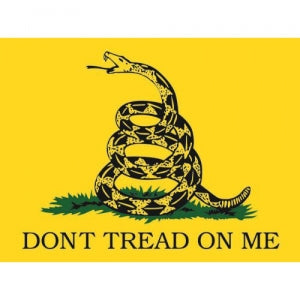 Assorted Decal - 3" x 4" - "Don't Tread On Me"