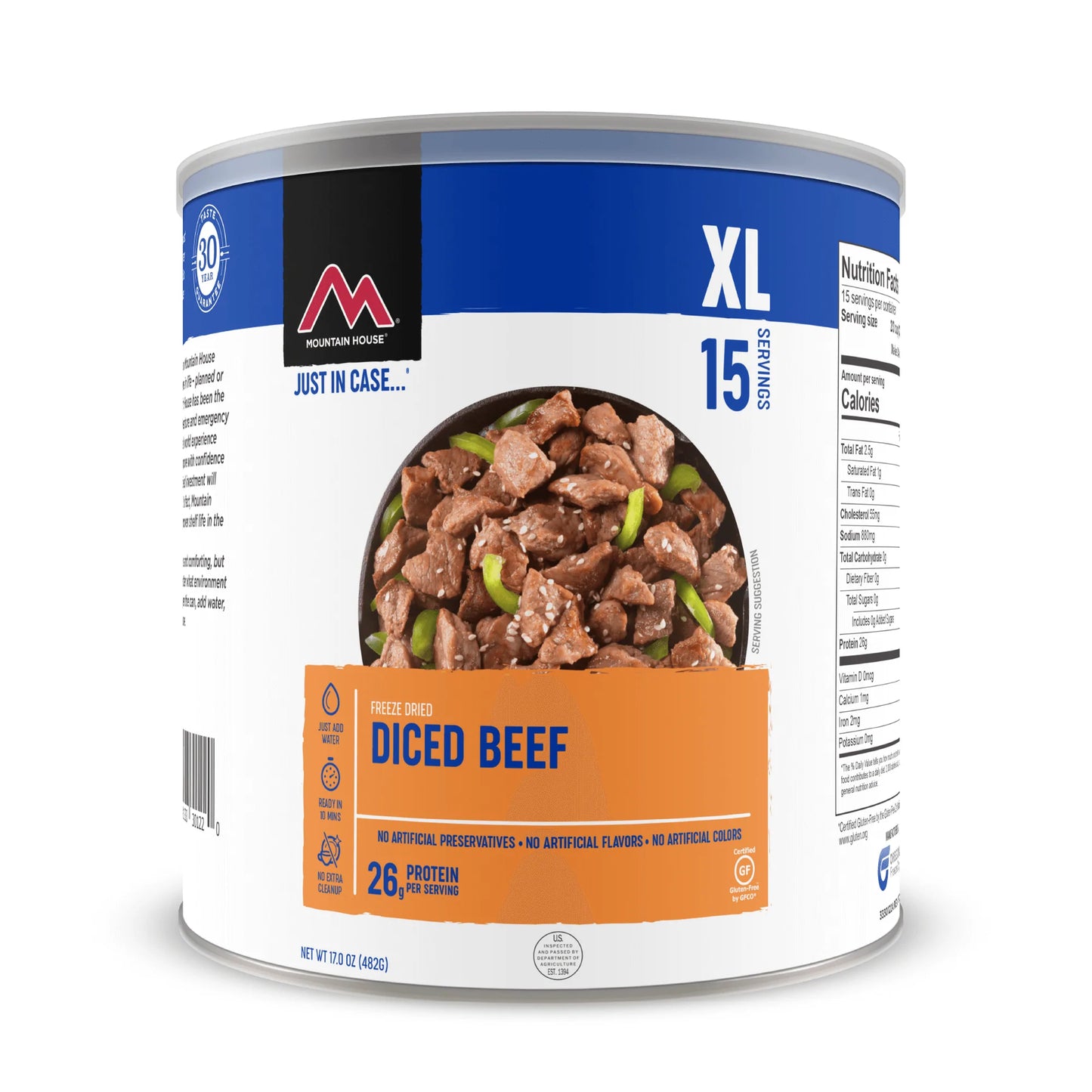 Mountain House #10 Can MRE | Diced Beef