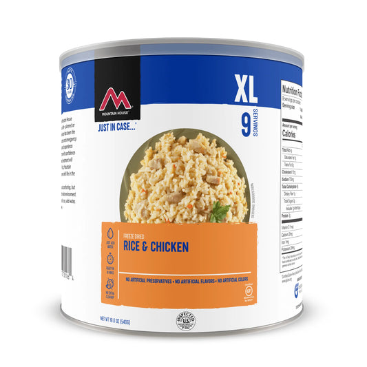 Mountain House #10 Can MRE | Rice & Chicken