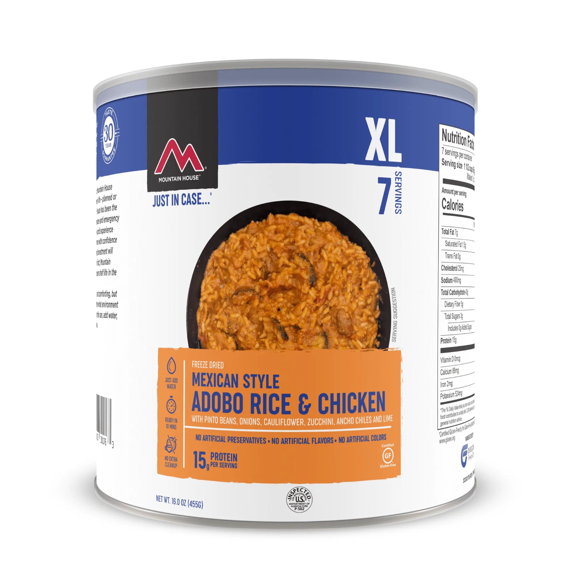 Mountain House #10 Can MRE | Mexican Rice & Chicken – Army Navy Marine ...