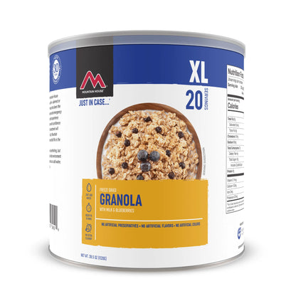 Mountain House #10 Can MRE | Granola with Milk & Blueberries