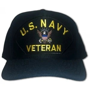 Veteran ID Ballcap - Navy Veteran with Logo