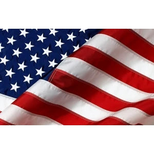 USA Flag - Embroidered 3' x 5'  Made In U.S.A.