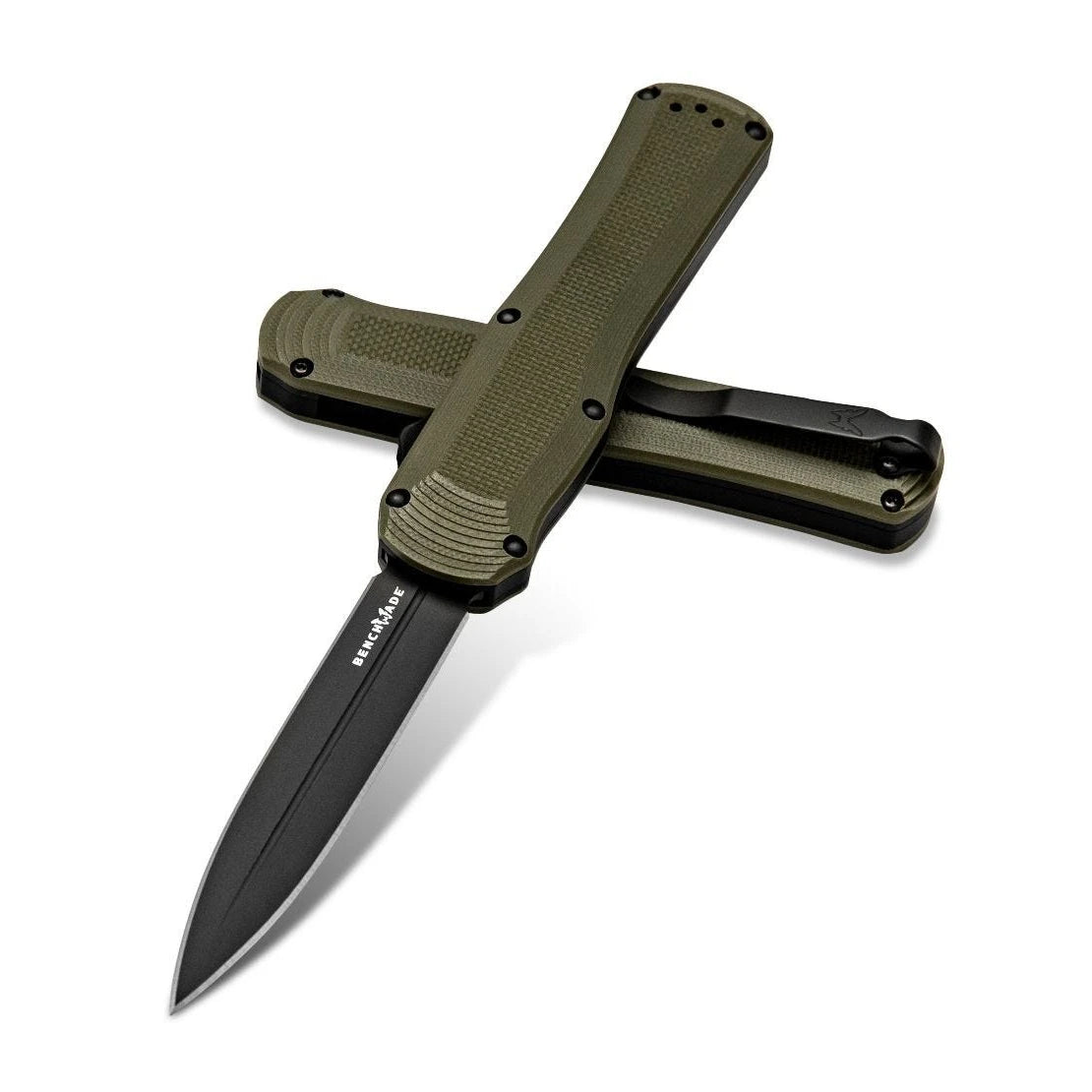 Benchmade | Autocrat Out The Front Knife | Olive Drab