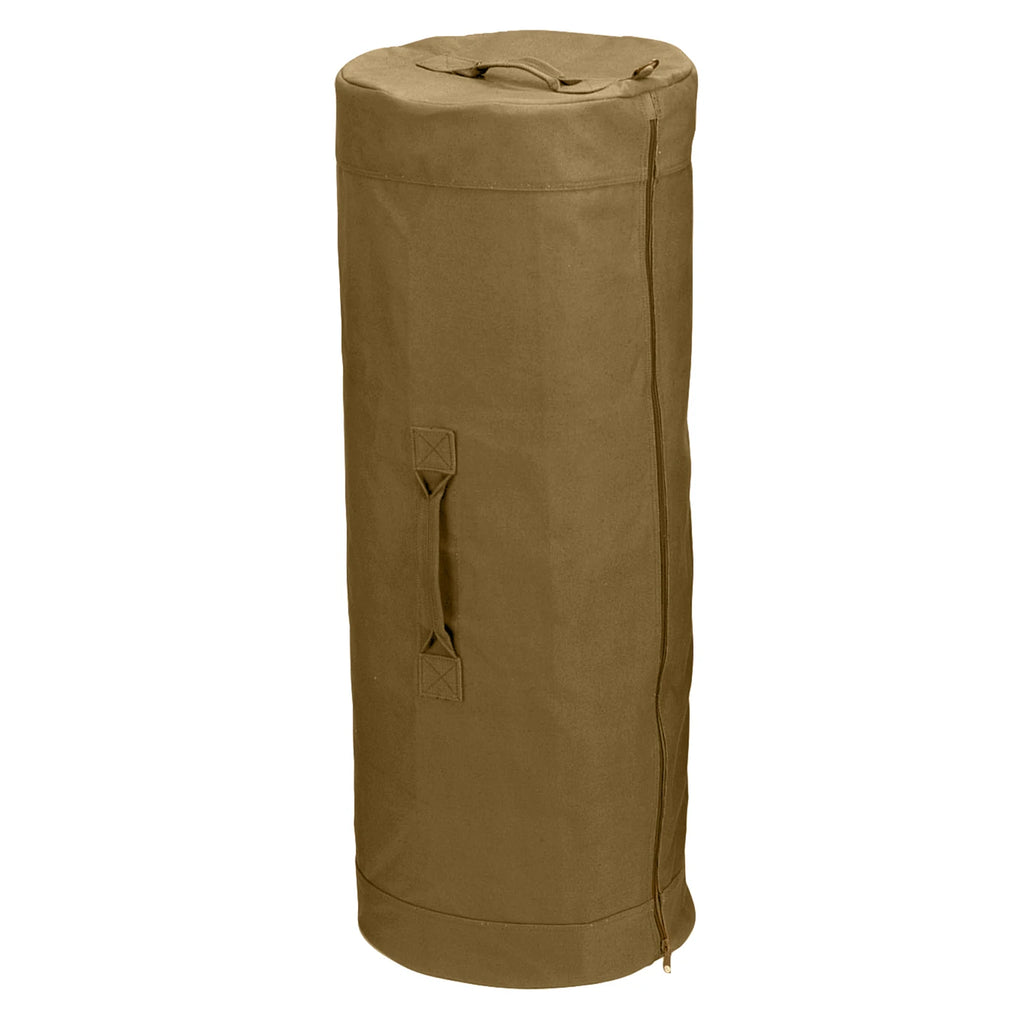 Rothco | Canvas Duffle Bag with Side Zipper - 25" x 42"