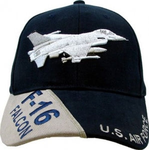 US Air Force Ballcap - F-16 Falcon - Dark Navy Blue