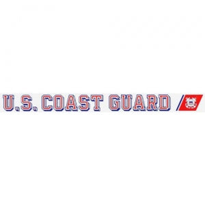 U.S. Coast Guard Decal - 16" - "USCG" Strip