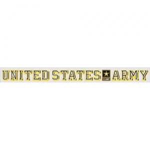 U.S. Army Decal - 18.5" Army with Star - Strip