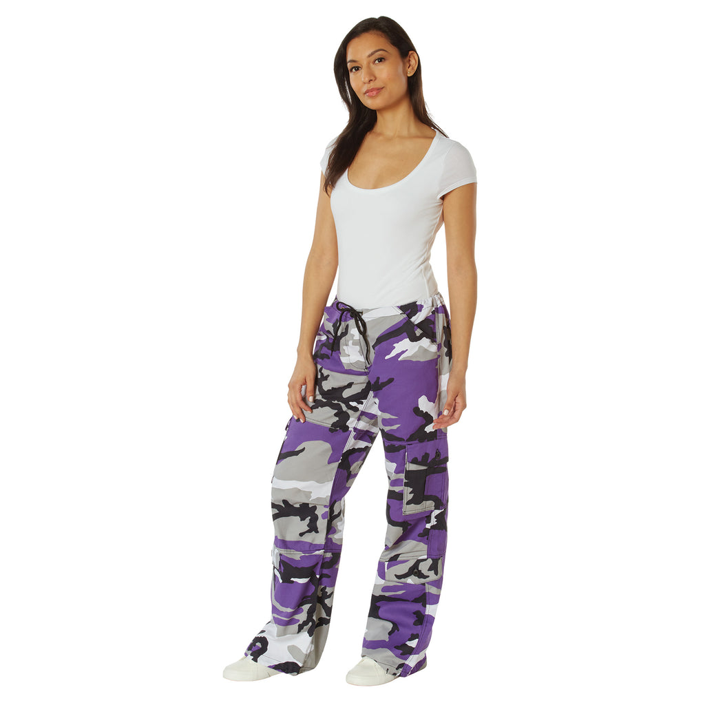 Rothco | Women's Paratrooper Ultra Violet Camo Fatigues