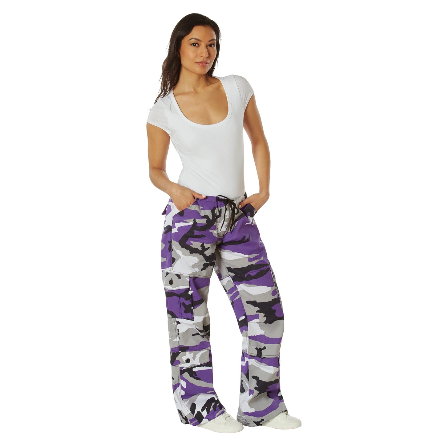 Rothco | Women's Paratrooper Ultra Violet Camo Fatigues
