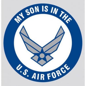 U.S. Air Force Decal - 3.4" - "My Son is in..."