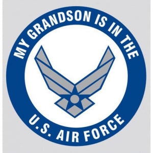 U.S. Air Force Decal - 3.4" - "My Grandson is.."