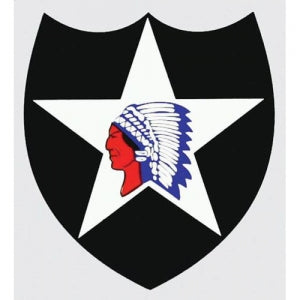 U.S. Army Decal - 3.2" x 3.6" - 2nd Infantry Div
