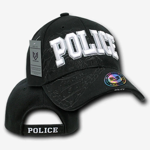 Shadow Law Enforcement Caps - Police - Black