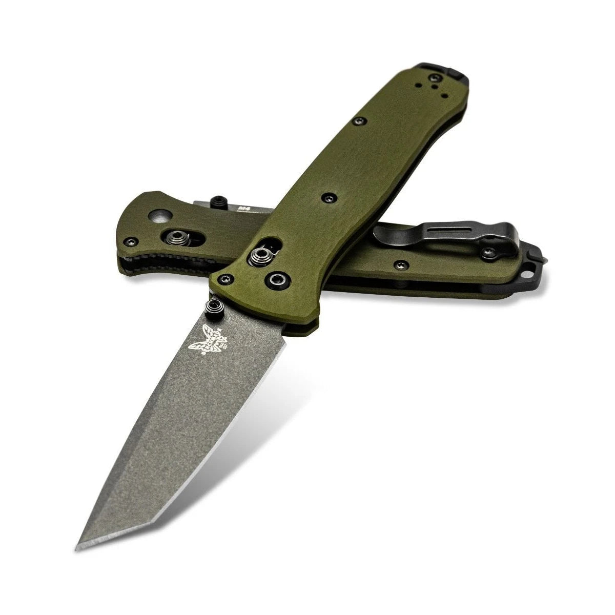 Benchmade | Bailout Plain Edge Tactical Knife | Woodland Green