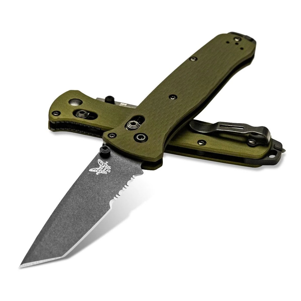 Benchmade | Bailout Serrated Tactical Knife | Woodland Green