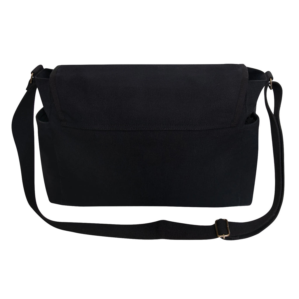 Distressed U.S. Flag Canvas Messenger Bag