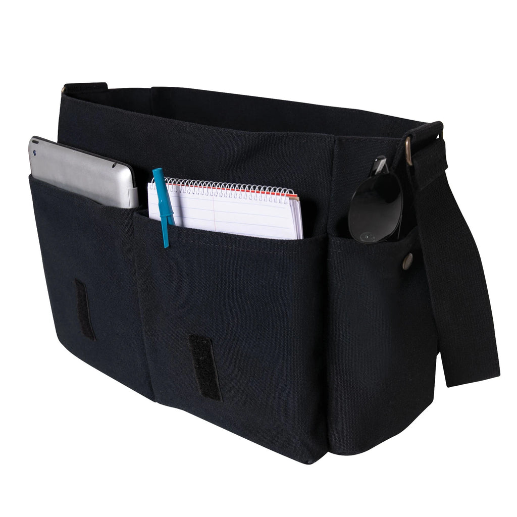Distressed U.S. Flag Canvas Messenger Bag