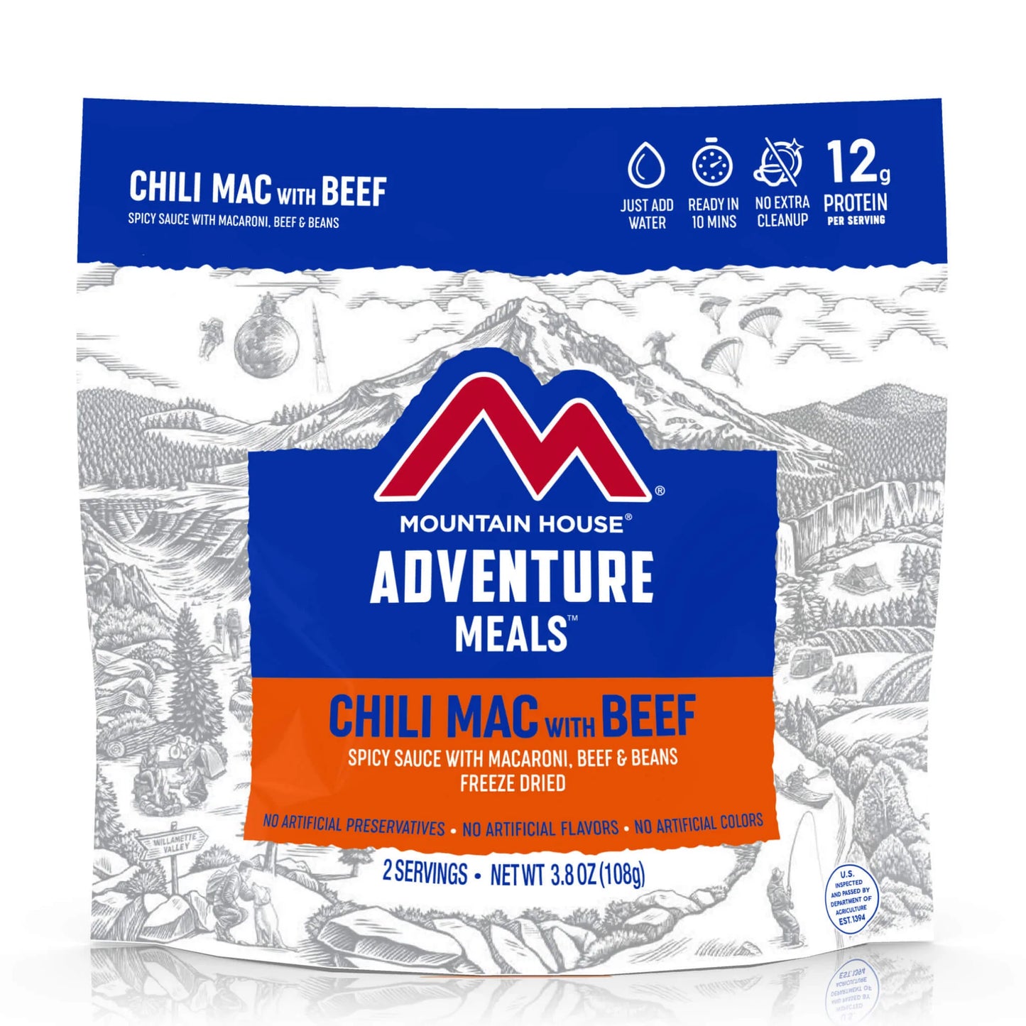 Chili Mac with Beef MRE Pouch | Mountain House