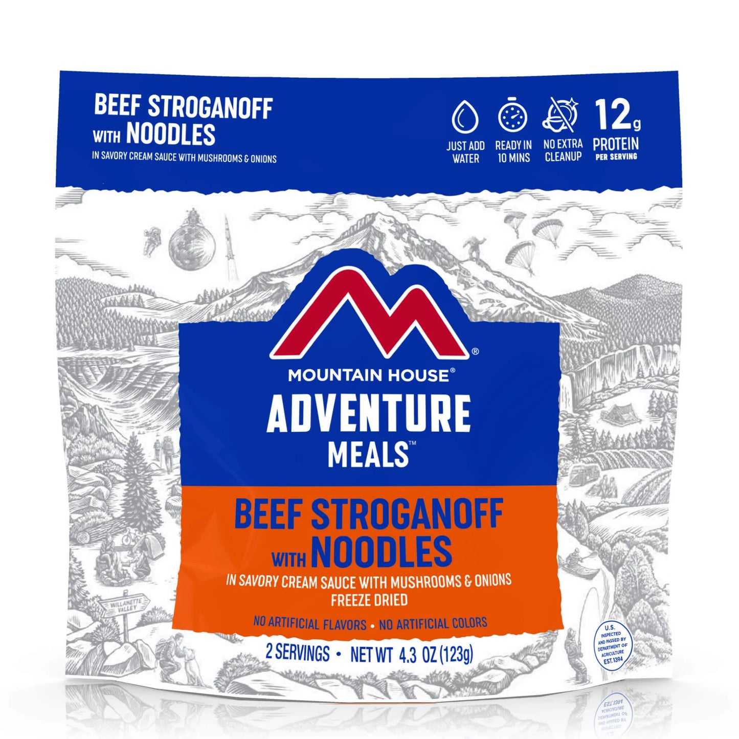 Beef Stroganoff MRE Pouch | Mountain House
