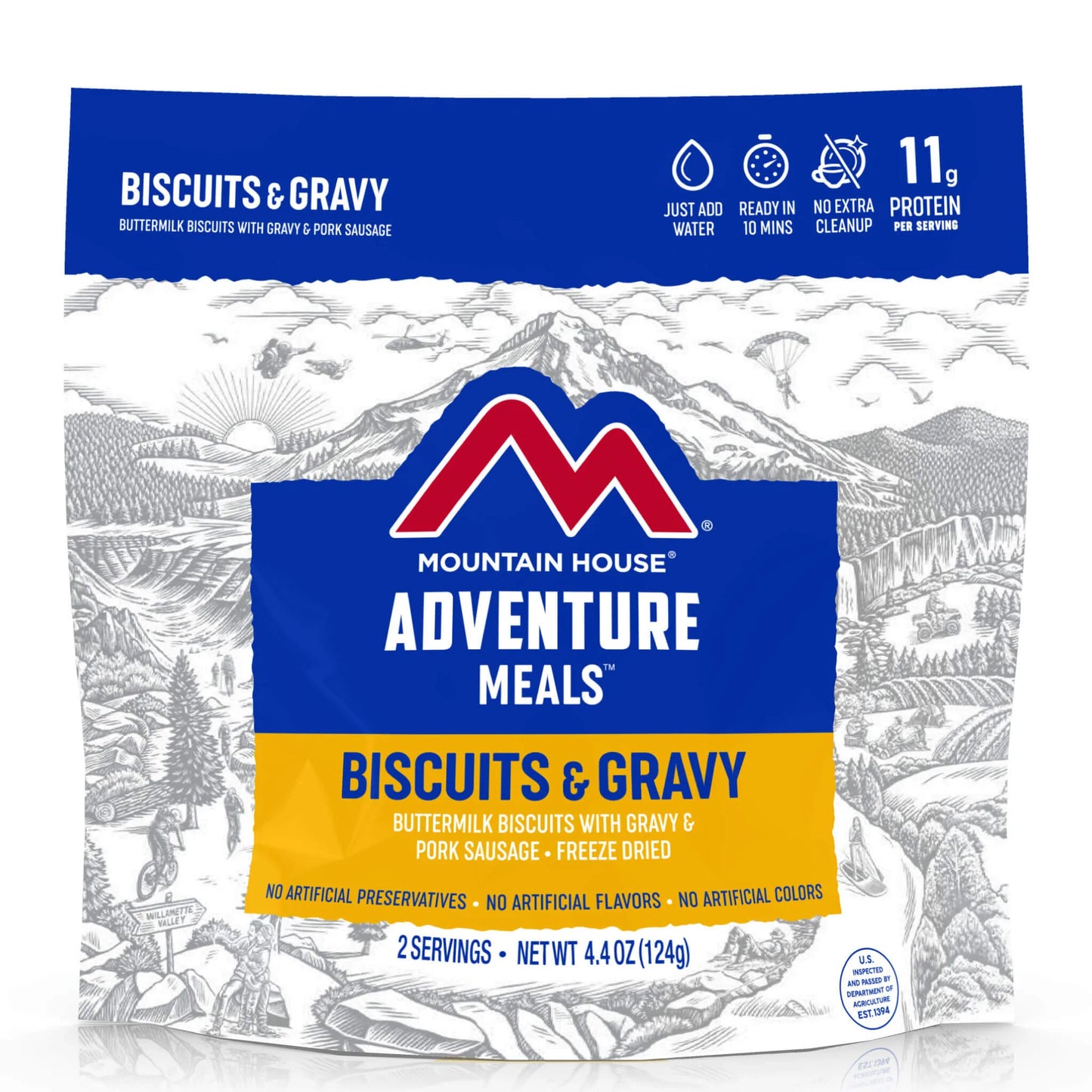 Bisuits & Gravy MRE Pouch | Mountain House