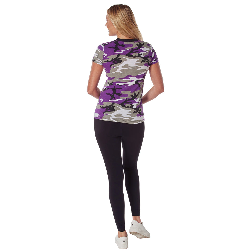 Rothco | Women's Ultra Violet Camo Short Sleeve T-Shirt