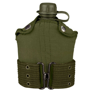 GI Type 1qt Canteen & Pistol Belt Kit
