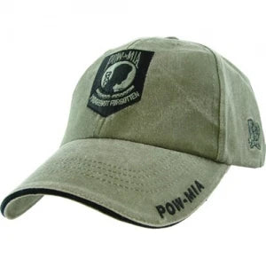 POW/MIA "You Are Not Forgotten" Olive Drab Cap with Shield Ballcap